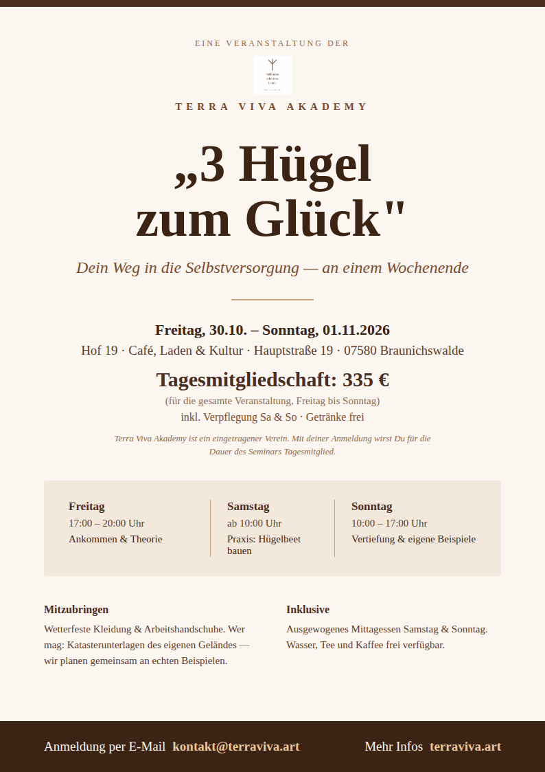 3 Hügel zum Glück Hof 19