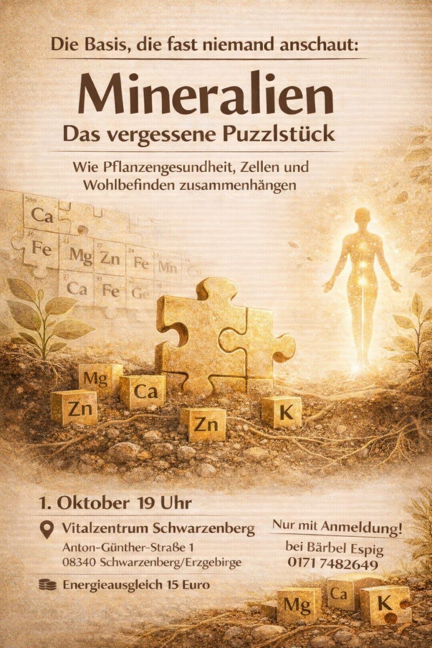 Mineralien Vortrag